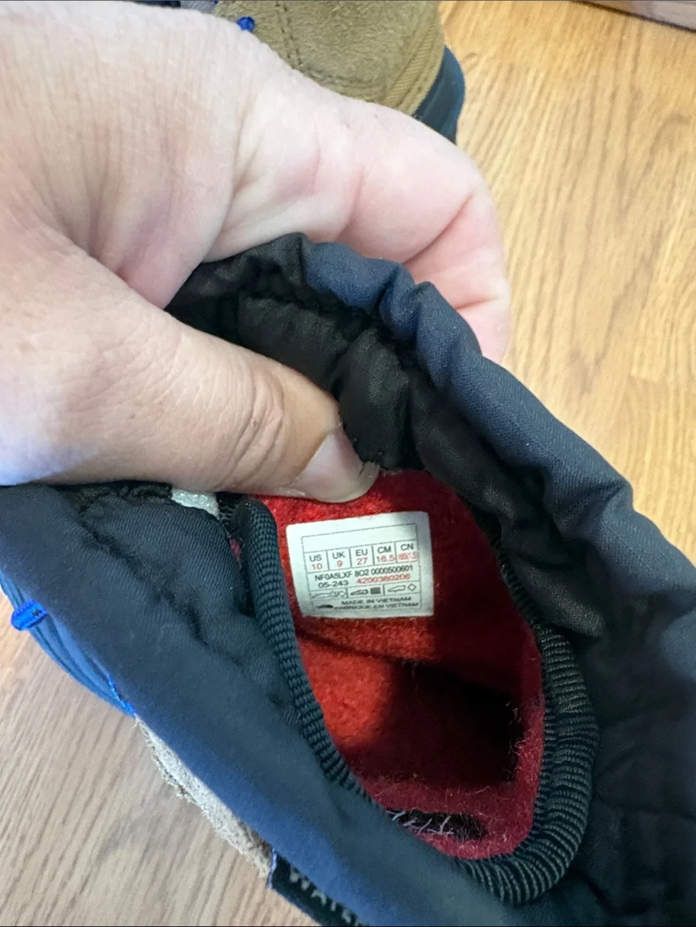 The North Face euc snow